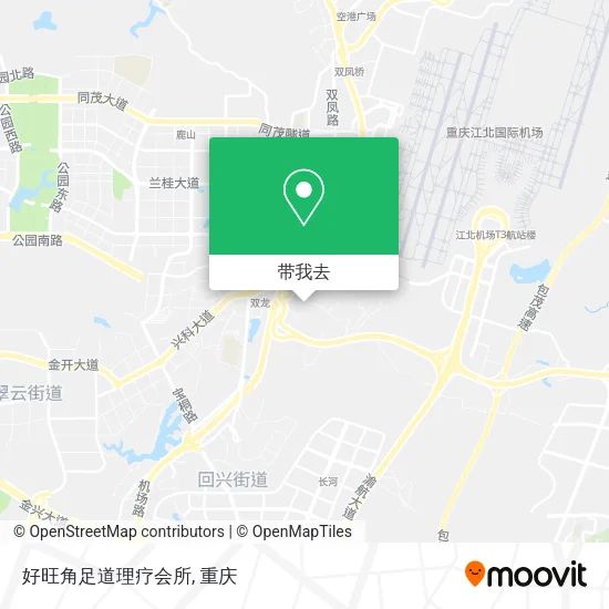 好旺角足道理疗会所地图