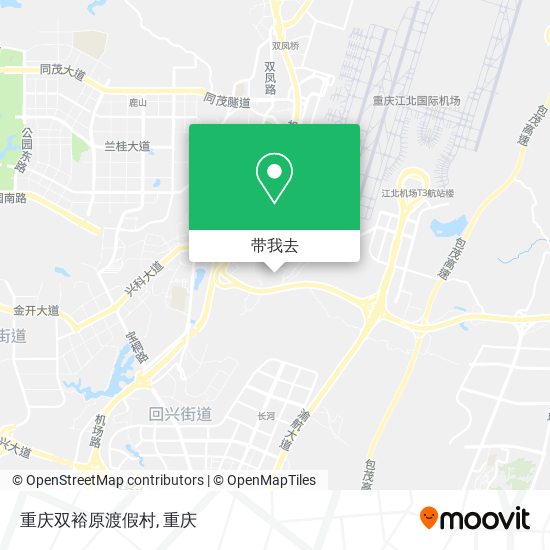 重庆双裕原渡假村地图
