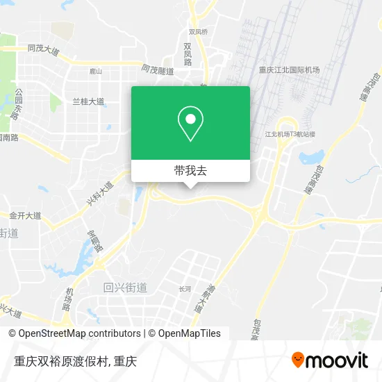 重庆双裕原渡假村地图