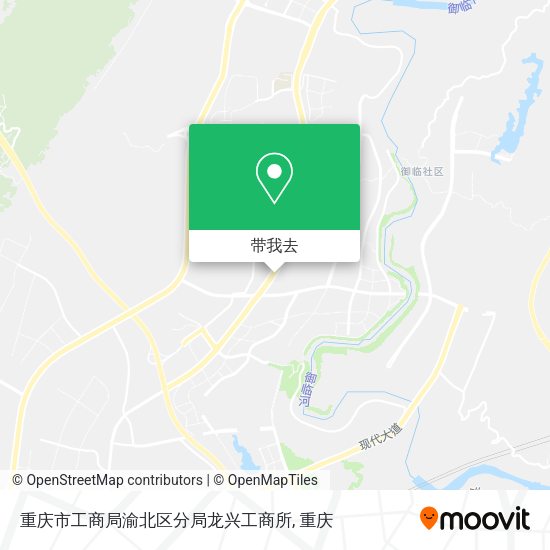 重庆市工商局渝北区分局龙兴工商所地图