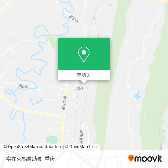 实在火锅自助餐地图