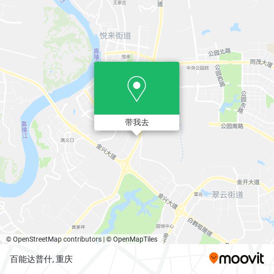 百能达普什地图