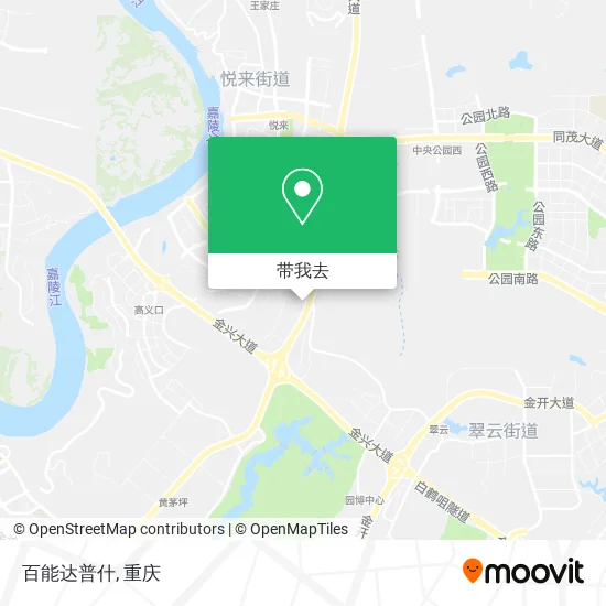 百能达普什地图