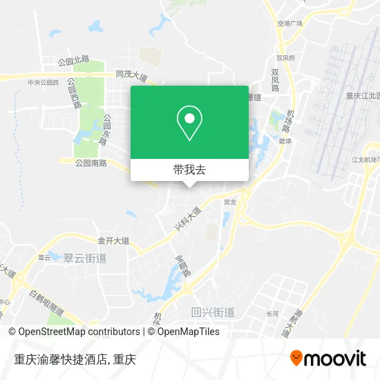 重庆渝馨快捷酒店地图
