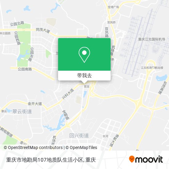 重庆市地勘局107地质队生活小区地图