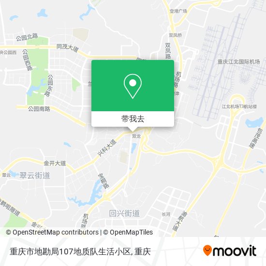 重庆市地勘局107地质队生活小区地图