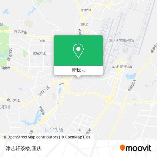 津艺轩茶楼地图