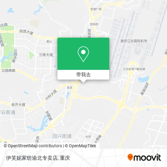伊芙妮家纺渝北专卖店地图