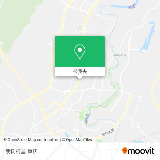 明氏祠堂地图