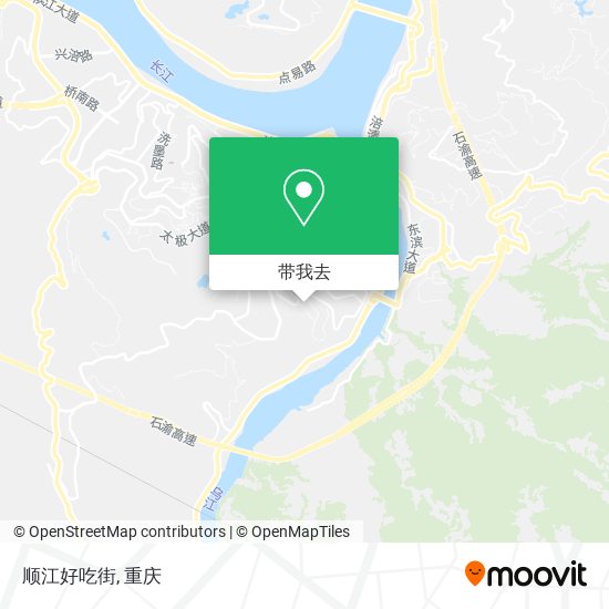 顺江好吃街地图