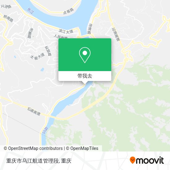 重庆市乌江航道管理段地图
