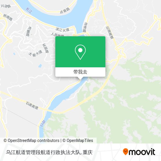乌江航道管理段航道行政执法大队地图
