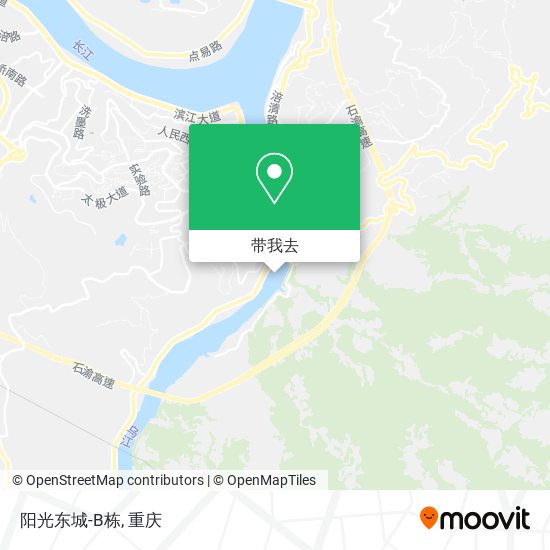 阳光东城-B栋地图