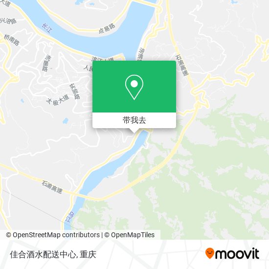 佳合酒水配送中心地图