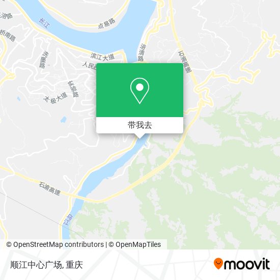 顺江中心广场地图