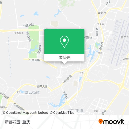 新都花园地图