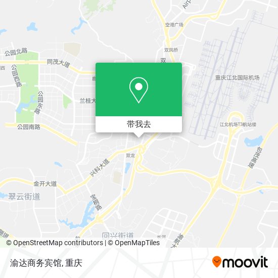 渝达商务宾馆地图