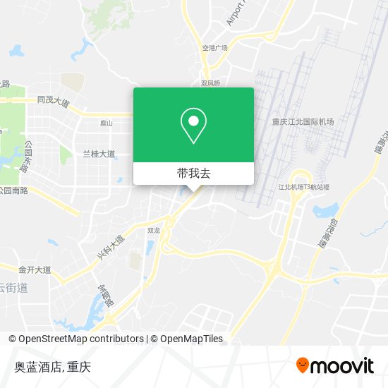 奥蓝酒店地图