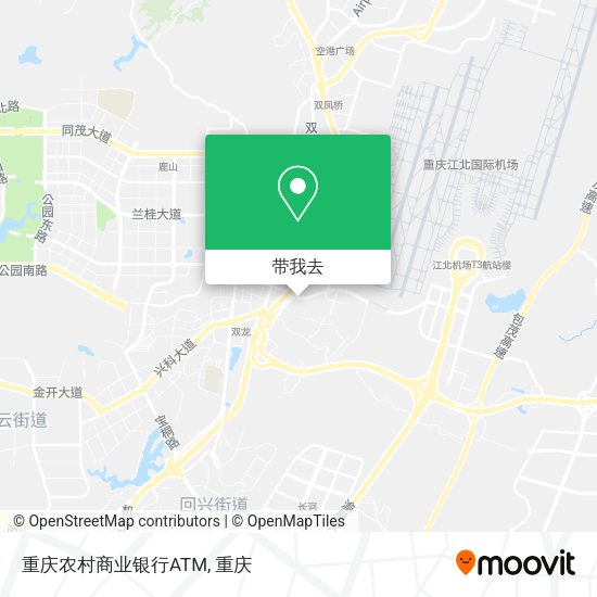 重庆农村商业银行ATM地图