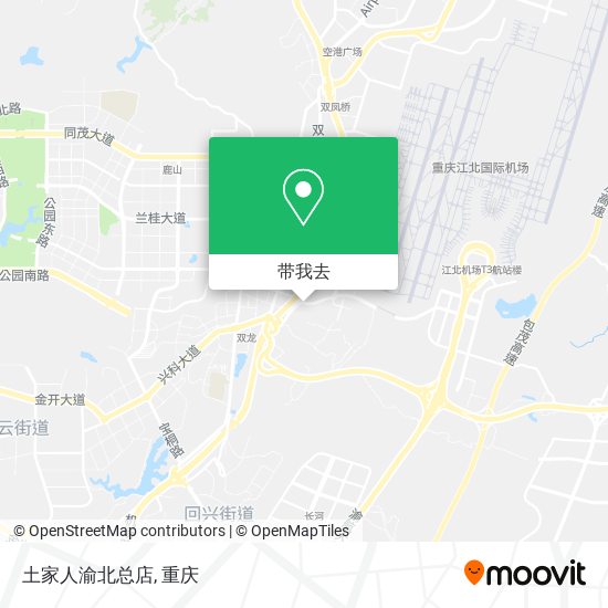 土家人渝北总店地图