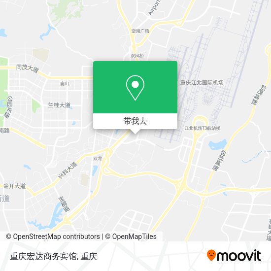 重庆宏达商务宾馆地图