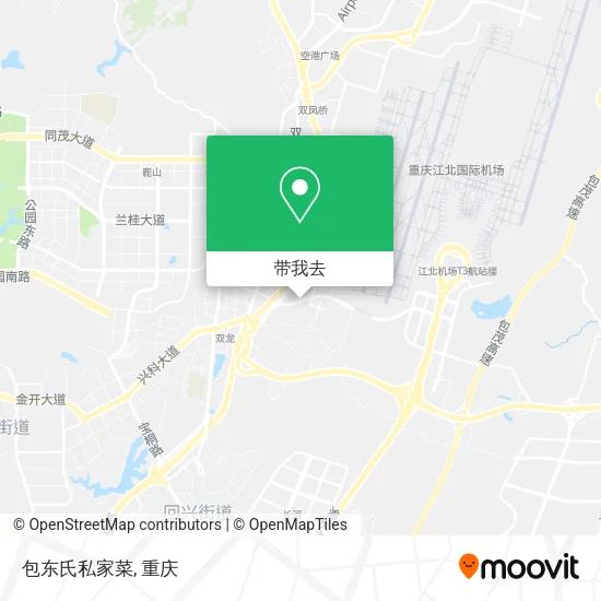 包东氏私家菜地图