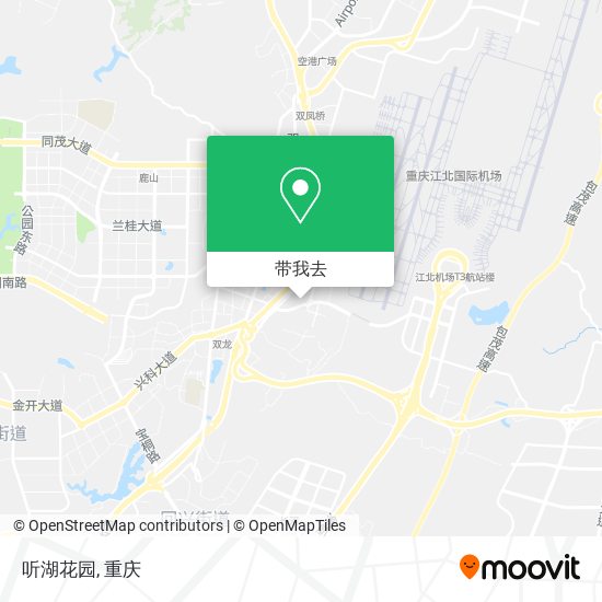 听湖花园地图