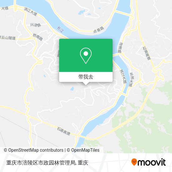 重庆市涪陵区市政园林管理局地图
