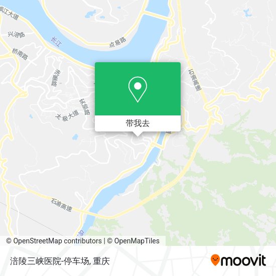 涪陵三峡医院-停车场地图