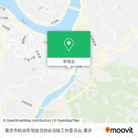 重庆市机动车驾驶员协会涪陵工作委员会地图