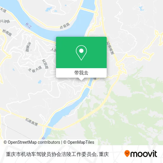 重庆市机动车驾驶员协会涪陵工作委员会地图