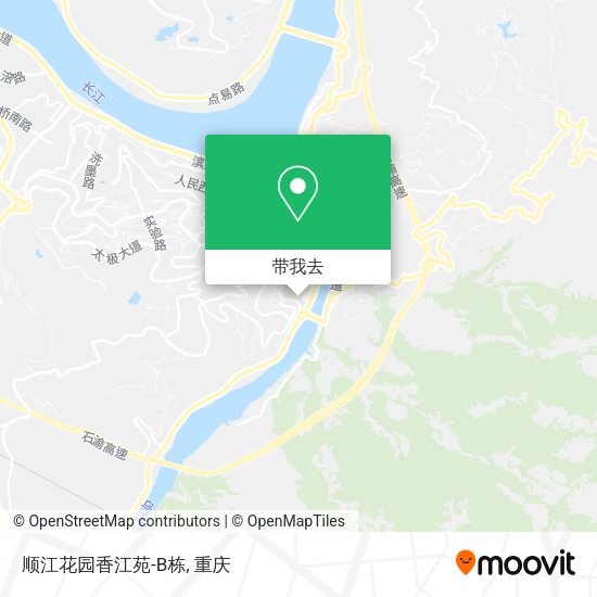 顺江花园香江苑-B栋地图