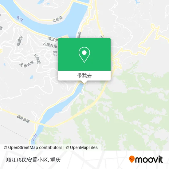 顺江移民安置小区地图