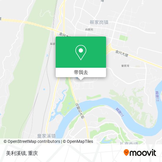 美利溪镇地图