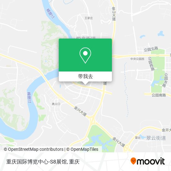 重庆国际博览中心-S8展馆地图