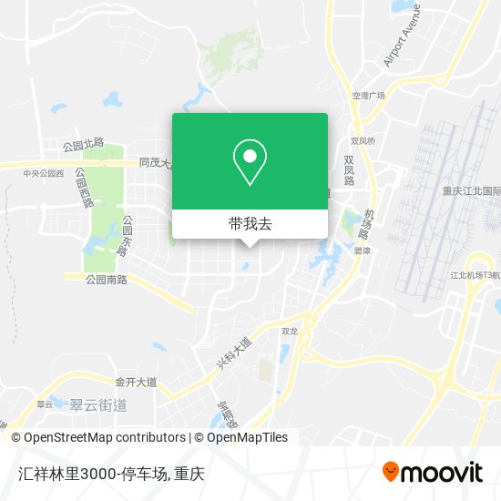 汇祥林里3000-停车场地图