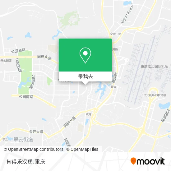 肯得乐汉堡地图