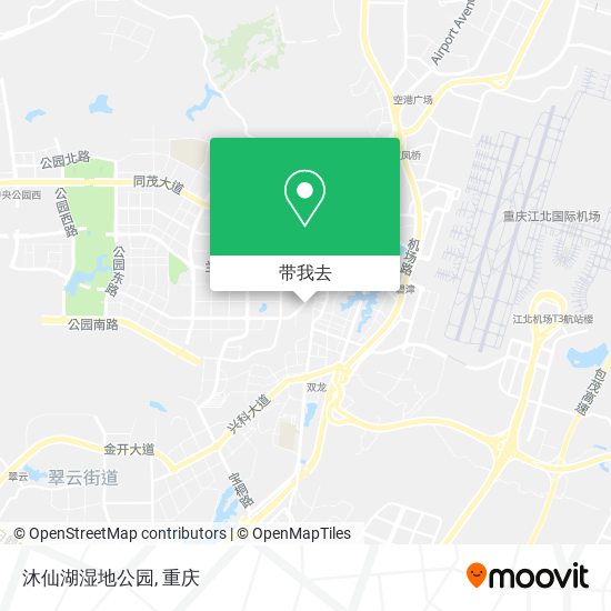 沐仙湖湿地公园地图