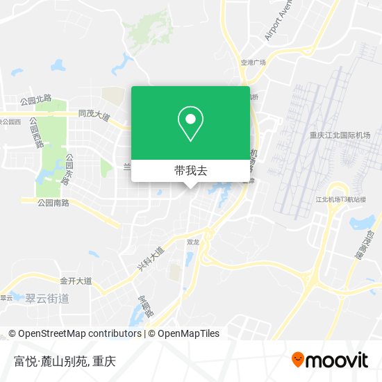 富悦·麓山别苑地图