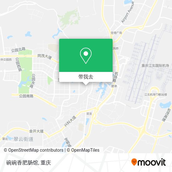 碗碗香肥肠馆地图