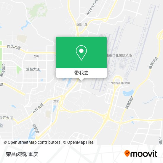 荣昌卤鹅地图
