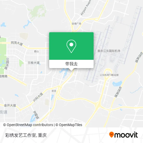 彩绣发艺工作室地图