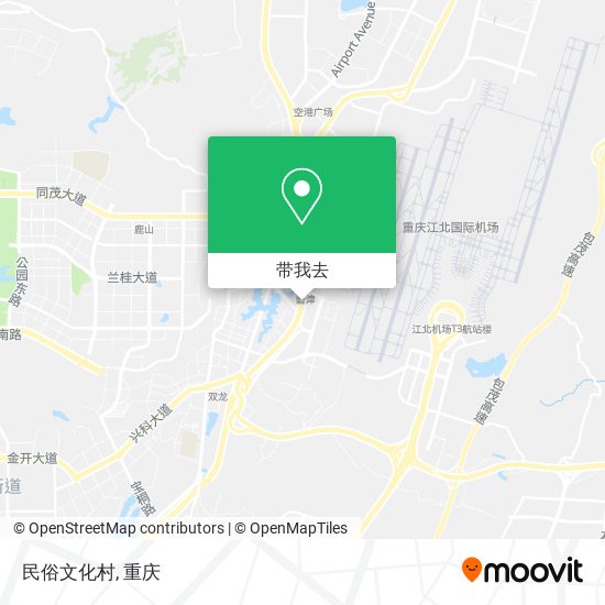 民俗文化村地图