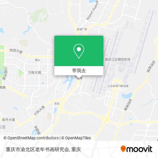 重庆市渝北区老年书画研究会地图