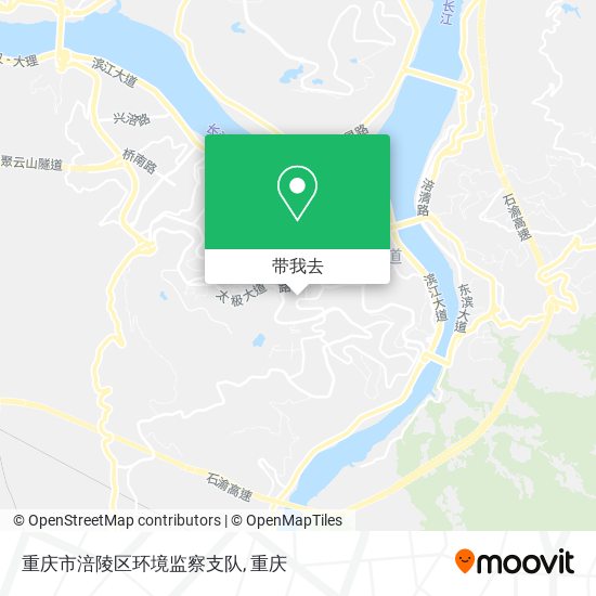 重庆市涪陵区环境监察支队地图
