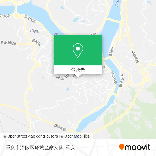 重庆市涪陵区环境监察支队地图
