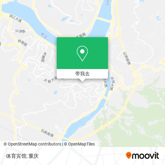 体育宾馆地图