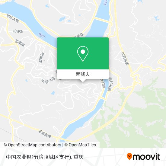 中国农业银行(涪陵城区支行)地图