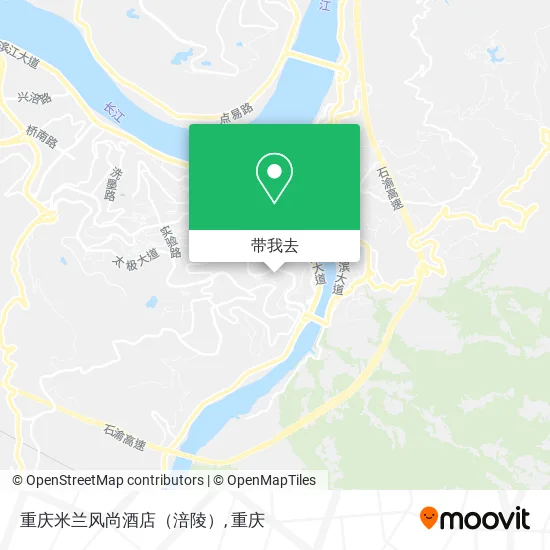 重庆米兰风尚酒店（涪陵）地图