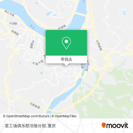 星工场俱乐部涪陵分部地图